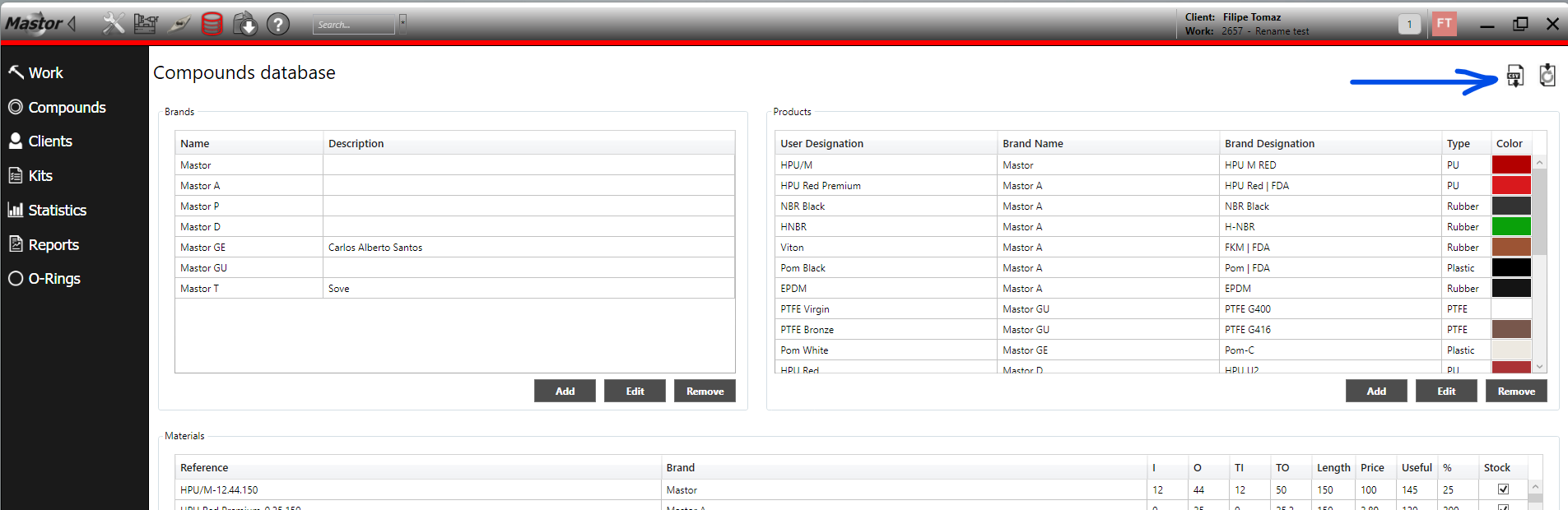 Import compounds – FastSeal knowledge base